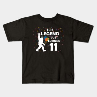 This legend just turned 11 a great birthday gift idea Kids T-Shirt